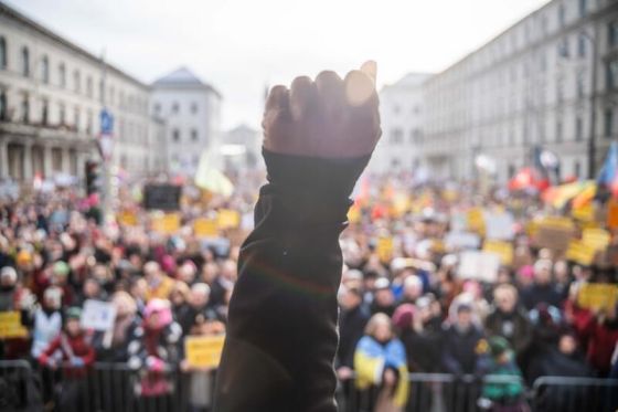 Großdemonstration gegen Rechts in München